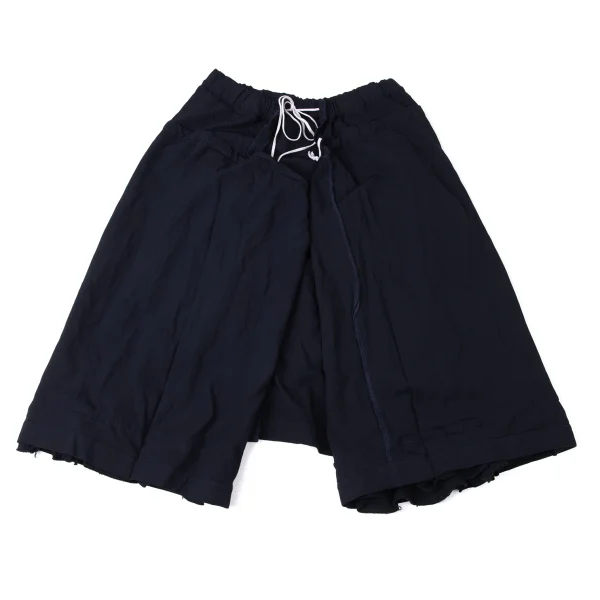 COMME des GARCONS Poly Frill Switching Wrap Skirt K-171984_002