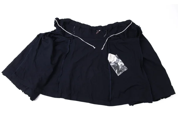 COMME des GARCONS Poly Frill Switching Wrap Skirt K-171984_011