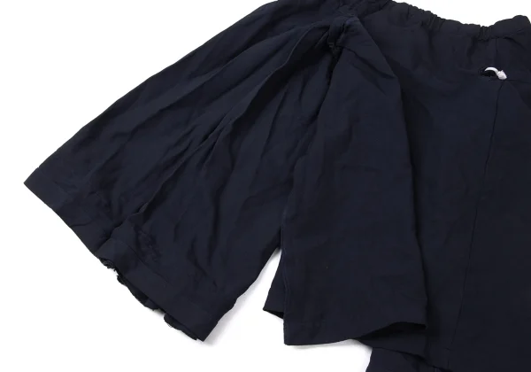 COMME des GARCONS Poly Frill Switching Wrap Skirt K-171984_014