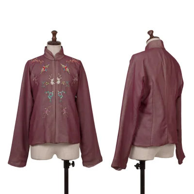tricot COMME des GARCONS Embroidery Chiffon Padded Jacket