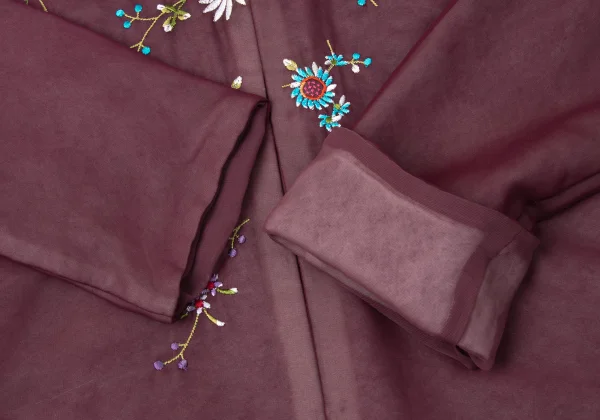 tricot COMME des GARCONS Embroidery Chiffon Padded Jacket K-171985_009