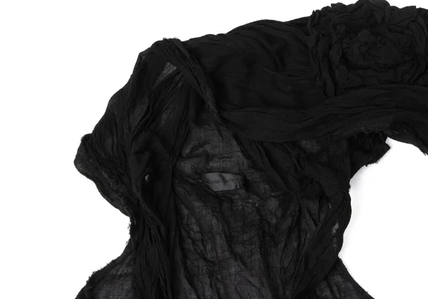 COMME des GARCONS Gathered Corsage-Style Stole Vest K-171986_004