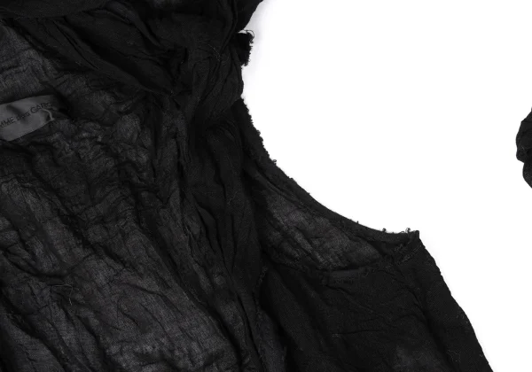 COMME des GARCONS Gathered Corsage-Style Stole Vest K-171986_005