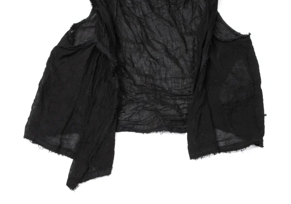 COMME des GARCONS Gathered Corsage-Style Stole Vest K-171986_013