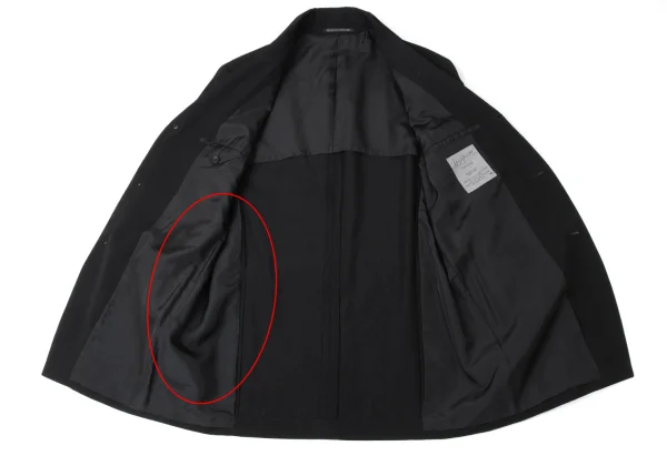 Yohji Yamamoto POUR HOMME Lapel Design Wool Jacket K-171989_011