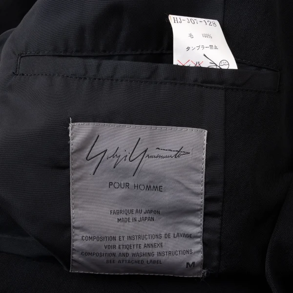Yohji Yamamoto POUR HOMME Lapel Design Wool Jacket K-171989_016
