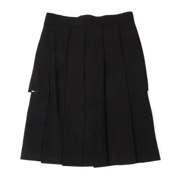 COMME des GARCONS Feather Detachable Pleats Skirt K-171990_015