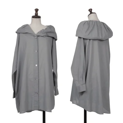 ROMEO GIGLI Tuck Design Collar Cotton Shirt