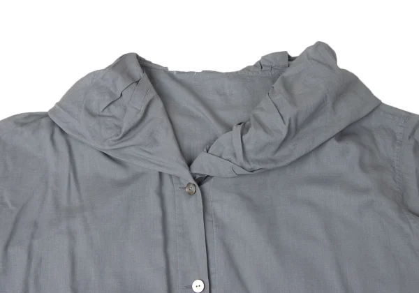 ROMEO GIGLI Tuck Design Collar Cotton Shirt K-171993_006