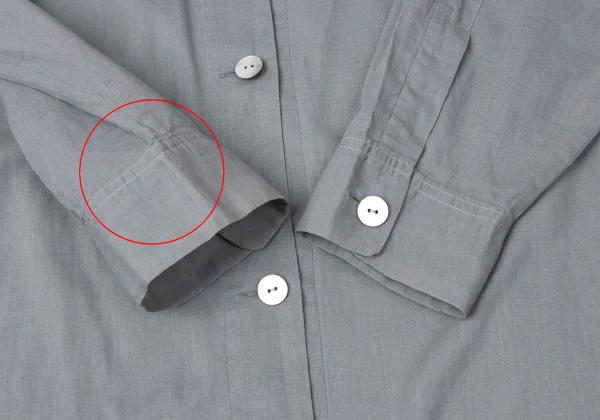 ROMEO GIGLI Tuck Design Collar Cotton Shirt K-171993_009
