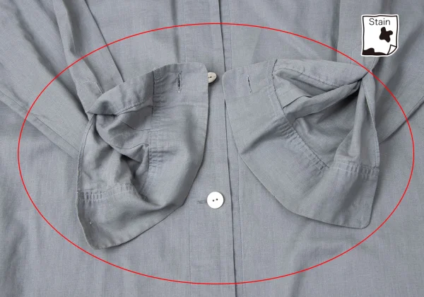 ROMEO GIGLI Tuck Design Collar Cotton Shirt K-171993_011