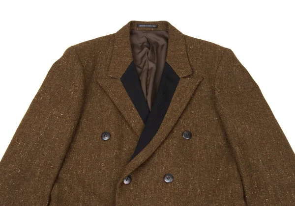 Yohji Yamamoto POUR HOMME Wool Striped Weave Switching Jacket & Pants K-171998_003
