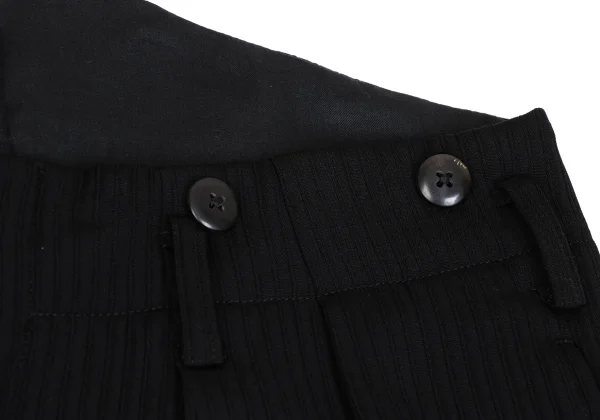 Yohji Yamamoto POUR HOMME Wool Striped Weave Switching Jacket & Pants K-171998_013
