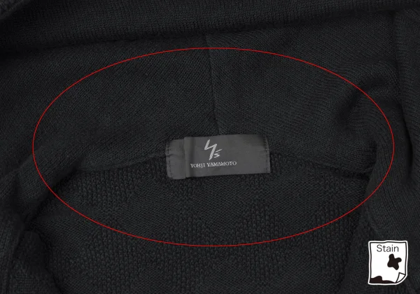 Y's for men Weave Knit Sleeveless Hoodie K-172001_009