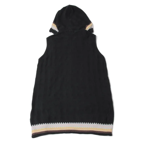 Y's for men Weave Knit Sleeveless Hoodie K-172001_015