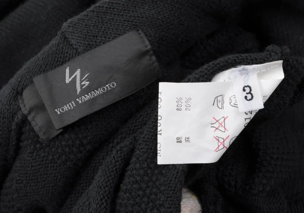 Y's for men Weave Knit Sleeveless Hoodie K-172001_018