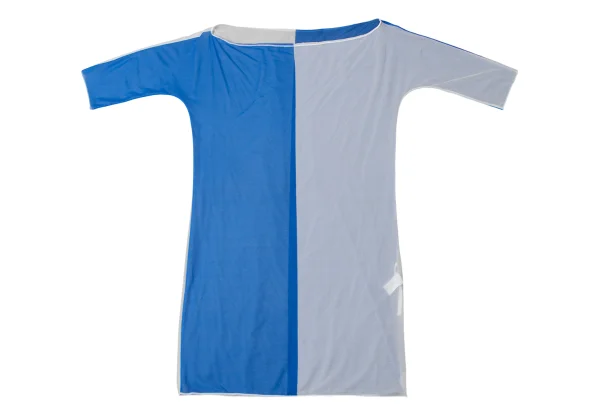 Yohji Yamamoto FEMME Bicolor Sheer T-shirt K-172006_002