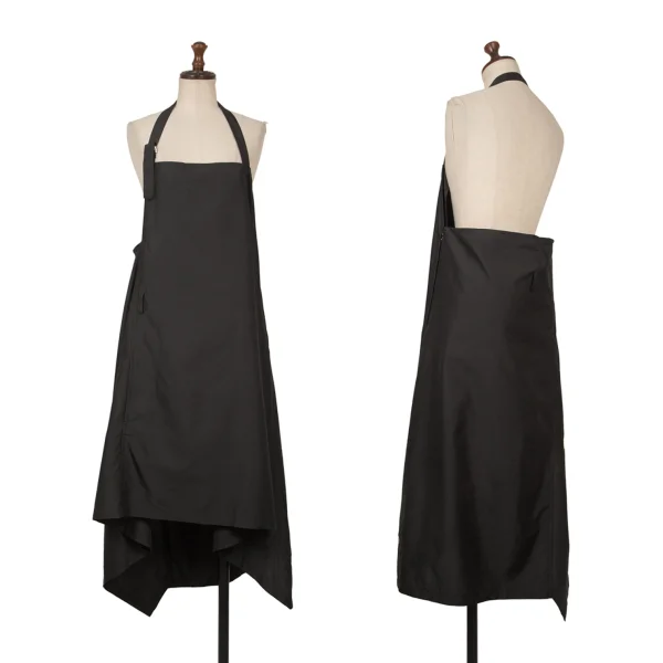 Y's Silk Nylon Apron Dress Black 3 K-172015_001