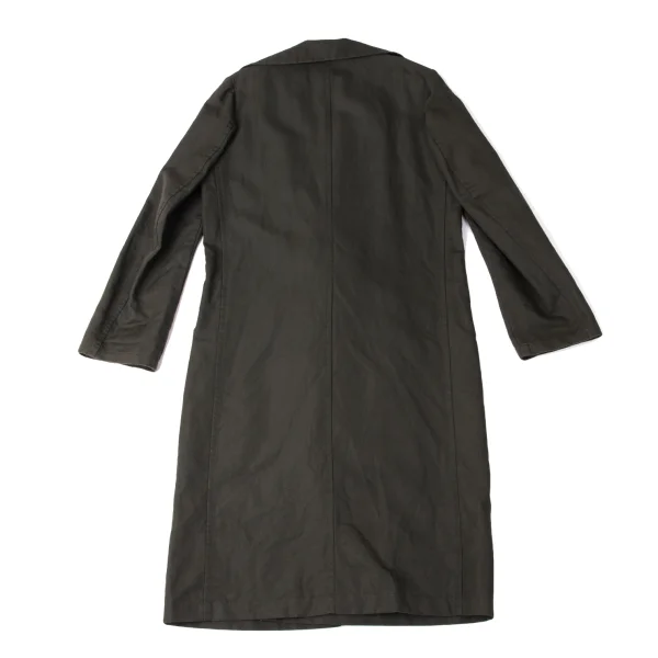 Y's Cotton Linen Buttonless Long Jacket K-172017_015