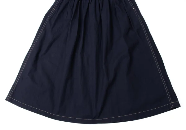 Y's Cotton Linen Color Stitch Skirt K-172018_008