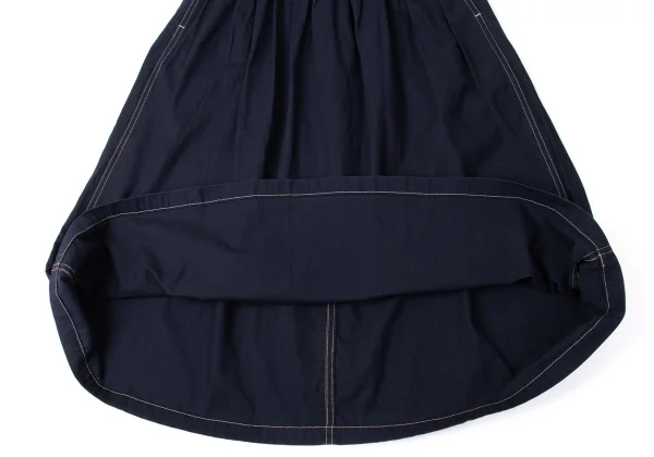 Y's Cotton Linen Color Stitch Skirt K-172018_009