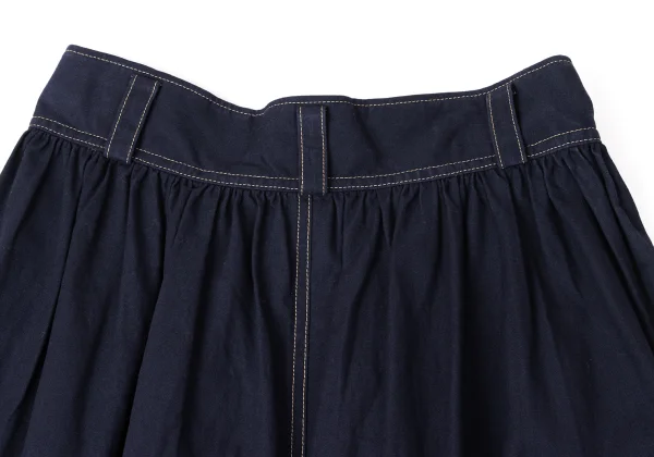Y's Cotton Linen Color Stitch Skirt K-172018_011
