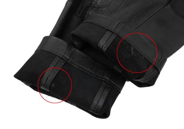 JUNYA WATANABE COMME des GARCONS Lamb Leather Switching Pants K-172019_013