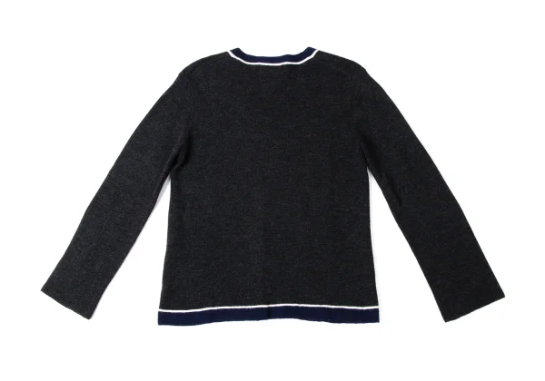 robe de chambre COMME des GARCONS Wool Line Knit Sweater K-172021_008