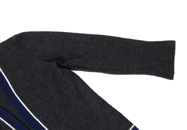 robe de chambre COMME des GARCONS Line Buttonless Knit Cardigan K-172022_004