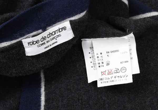 robe de chambre COMME des GARCONS Line Buttonless Knit Cardigan K-172022_011