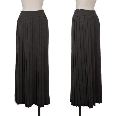 robe de chambre COMME des GARCONS Wool Line Pleated Knit Skirt