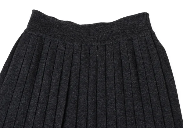 robe de chambre COMME des GARCONS Wool Line Pleated Knit Skirt K-172023_003