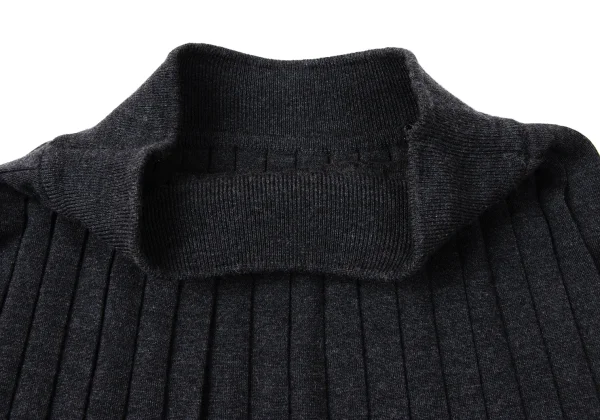 robe de chambre COMME des GARCONS Wool Line Pleated Knit Skirt K-172023_004