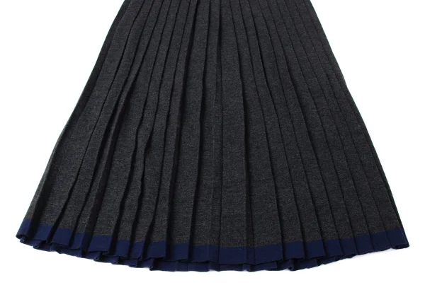 robe de chambre COMME des GARCONS Wool Line Pleated Knit Skirt K-172023_005
