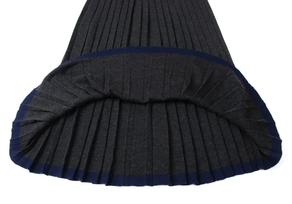 robe de chambre COMME des GARCONS Wool Line Pleated Knit Skirt K-172023_006