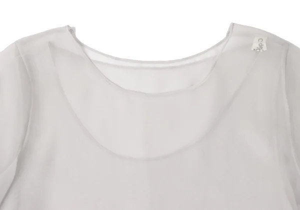 COMME des GARCONS Fold-over Layered T Shirt K-172028_003
