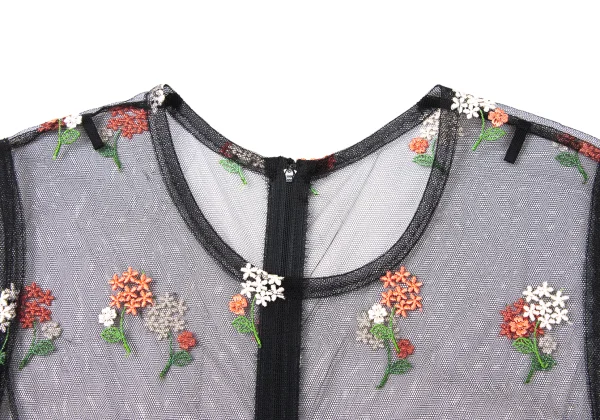 Unbranded Floral Embroidery Sleeveless Mesh Dress K-172033_006