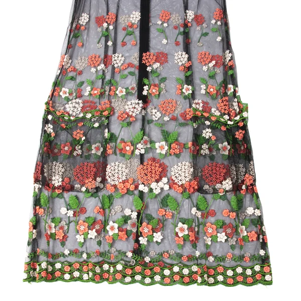 Unbranded Floral Embroidery Sleeveless Mesh Dress K-172033_008