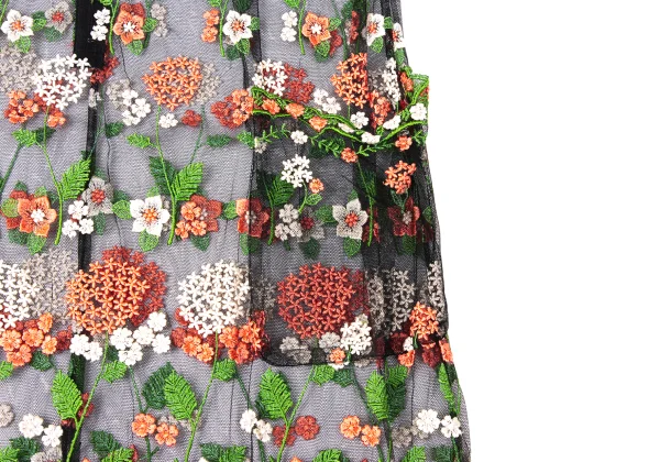 Unbranded Floral Embroidery Sleeveless Mesh Dress K-172033_009