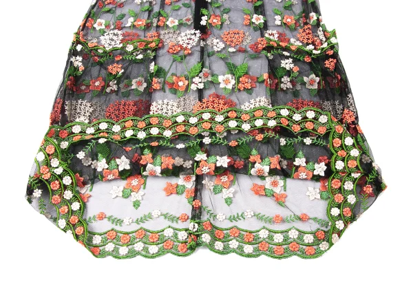 Unbranded Floral Embroidery Sleeveless Mesh Dress K-172033_010