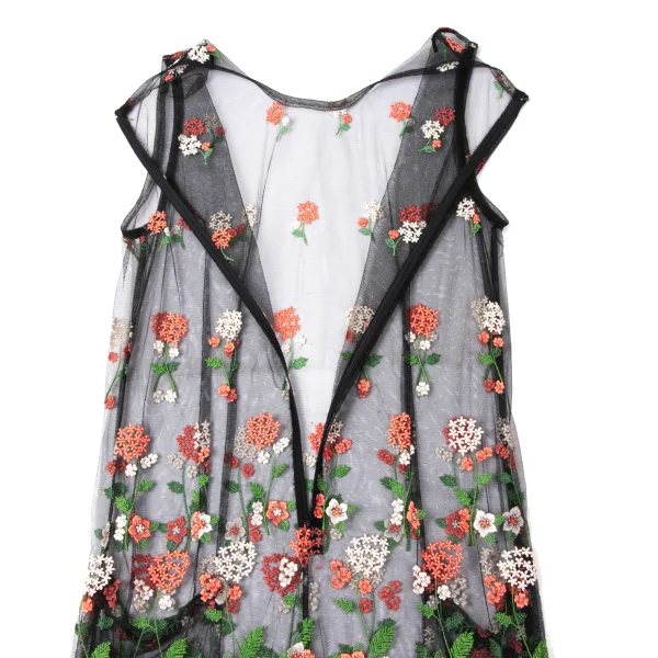 Unbranded Floral Embroidery Sleeveless Mesh Dress K-172033_013