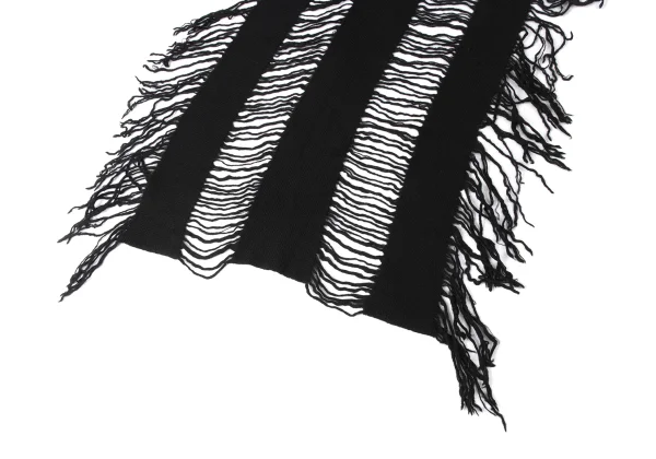 Y's Fringed Knit Scarf K-172044_002