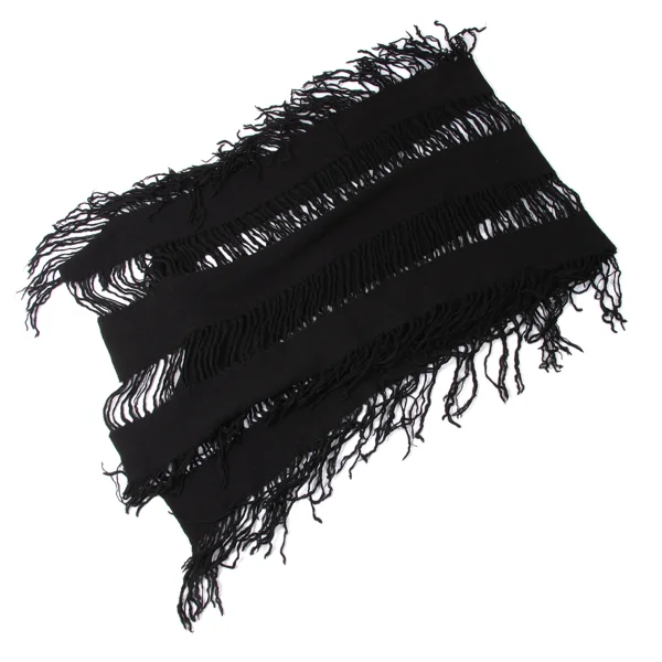 Y's Fringed Knit Scarf K-172044_003