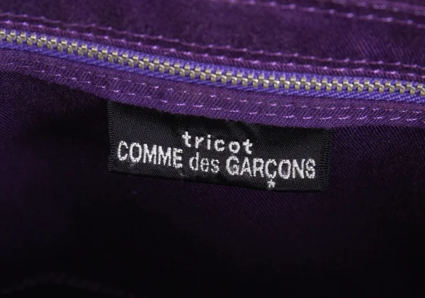 tricot COMME des GARCONS Bicolor Hand Bag K-172046_014