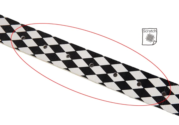 COMME des GARCONS Diamond Printed Leather Belt K-172047_008
