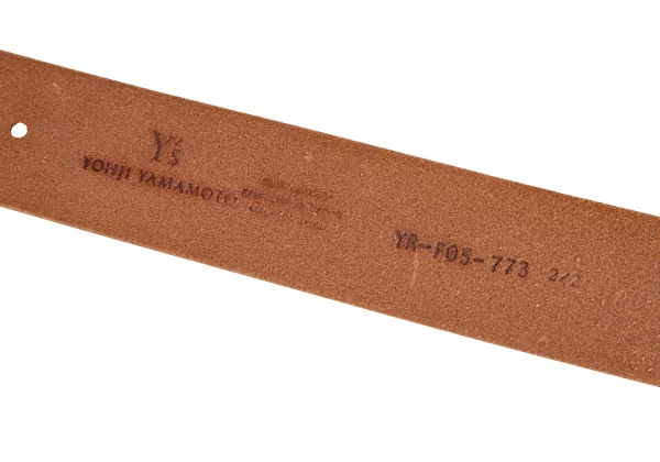 Y's Leather Wide Belt K-172051_011