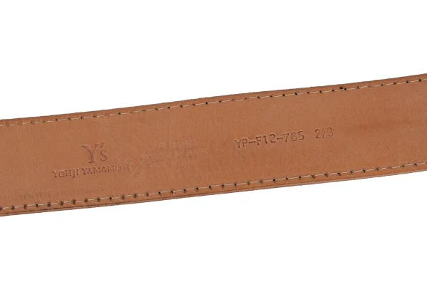 Y's Crack Leather Belt K-172052_013