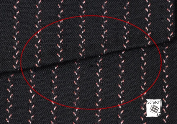 Paul Smith BLACK Wool Poly Blend Textured Stripe Jacket K-172053_010