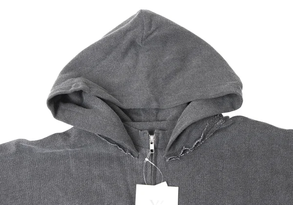 Y's Pigment Dyed Hood Patch Short Sleeve Sweat Shirt K-172058_004