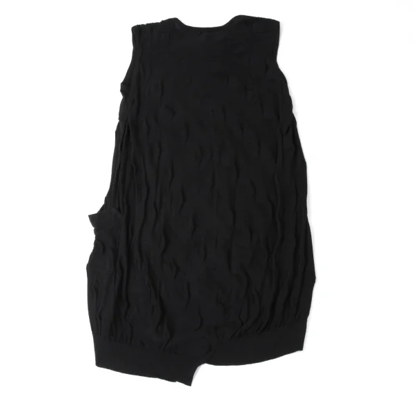 Y's Cotton Poly Dot Jacquard Sleeveless Knit Tunic K-172059_010